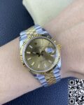 VS Factory Fake Rolex Datejust M126234-0045 Champagne Dial Size 36mm Watch