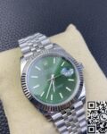 EW Factory Fake Rolex Datejust M126334-0028 Mint Green Dial Size 41mm Watch