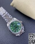 EW Factory Fake Rolex Datejust M126334-0028 Mint Green Dial Size 41mm Watch