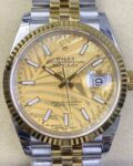 Copy Rolexs EW Factory Datejust - Gold Watch Size 36mm