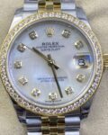 EW Factory Rolex Datejust Best Replica - Gold Watch, Size 31mm