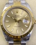 VS Factory Fake Rolex Datejust M126333-0009 Gold Watch