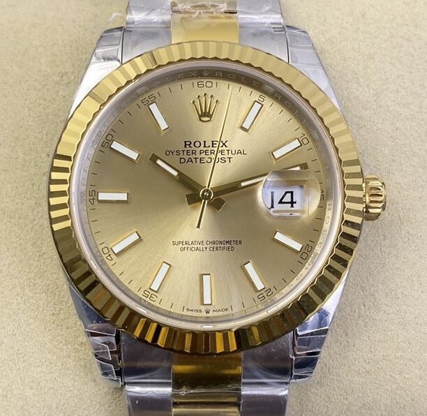 VS Factory Fake Rolex Datejust M126333-0009 Gold Watch