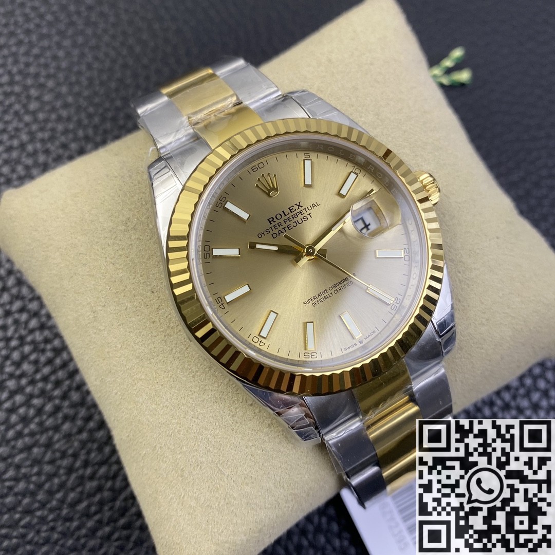 VS Factory Fake Rolex Datejust M126333-0009 Gold Watch