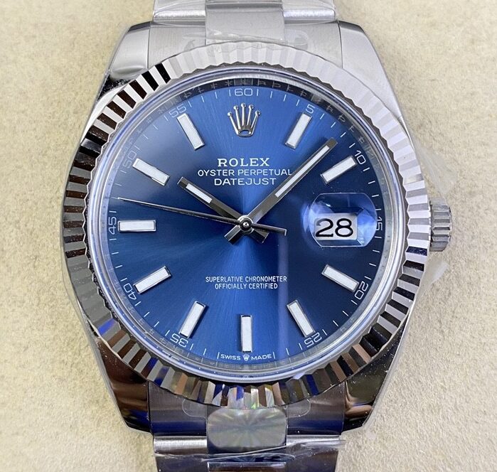 AR Factory Replica Rolex Datejust M126334-0001 Blue Dial Size 41mm Watch