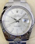 AR Factory Replica Rolex Datejust M126334-0003 Silver Dial Size 41mm Watch