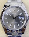 AR Factory Replicas Rolex Datejust M126334-0013 Grey Dial