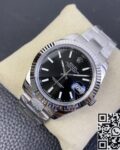 AR Factory Replicas Rolex Datejust M126334-0017 Black Dial