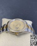 EW Factory Fake Rolex Datejust M126283RBR Gold Watch