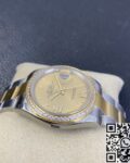 EW Factory Fake Rolex Datejust M126283RBR Gold Watch