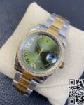 EW Factory Fake Rolex Datejust M126283RBR-0012 Gold Watch