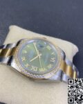 EW Factory Fake Rolex Datejust M126283RBR-0012 Gold Watch