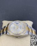 EW Factory Fake Rolexs Datejust M126283RBR-0012 Gold Watch