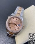 EW Factory Fake Rolex Datejust M126281RBR-0016 Rose Gold Watch