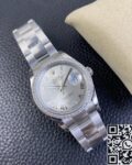 EW Factory Fake Rolex Datejust M126284RBR-0022 Silver Dial