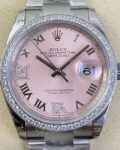 EW Factory Replica Rolex Watch Datejust M126284RBR-0024 Pinkr Dial