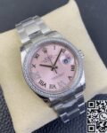 EW Factory Replica Rolex Watch Datejust M126284RBR-0024 Pinkr Dial