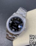 EW Factory Replicas Rolex Datejust M126284RBR Black Dial