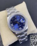 EW Factory Replica Rolex Watches Datejust M126284RBR Blue Dial