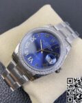 EW Factory Replica Rolex Watches Datejust M126284RBR Blue Dial