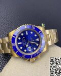 VS Factory Fake Rolex Submariner M126618LB-0002 Gold Watch