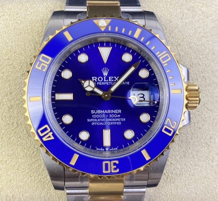 VS Factory Fake Rolex Submariner M126613LB-0002 Gold Watch