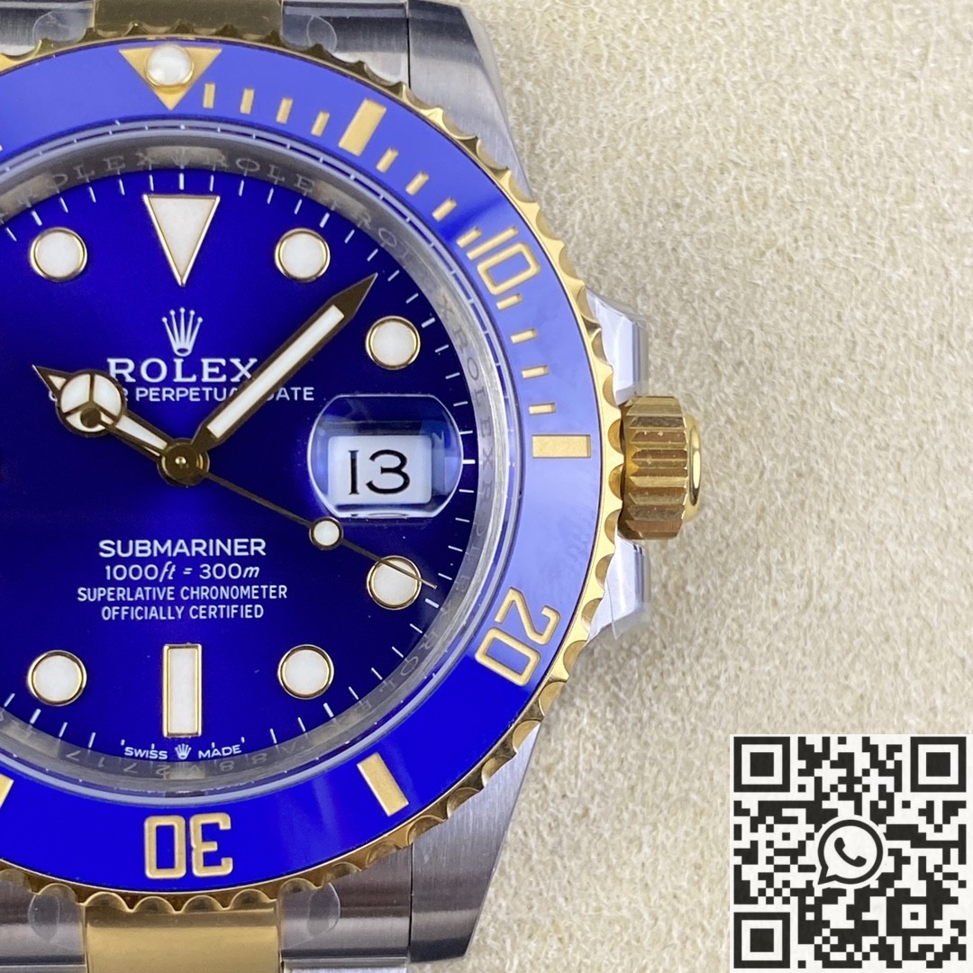 VS Factory Fake Rolex Submariner M126613LB-0002 Gold Watch