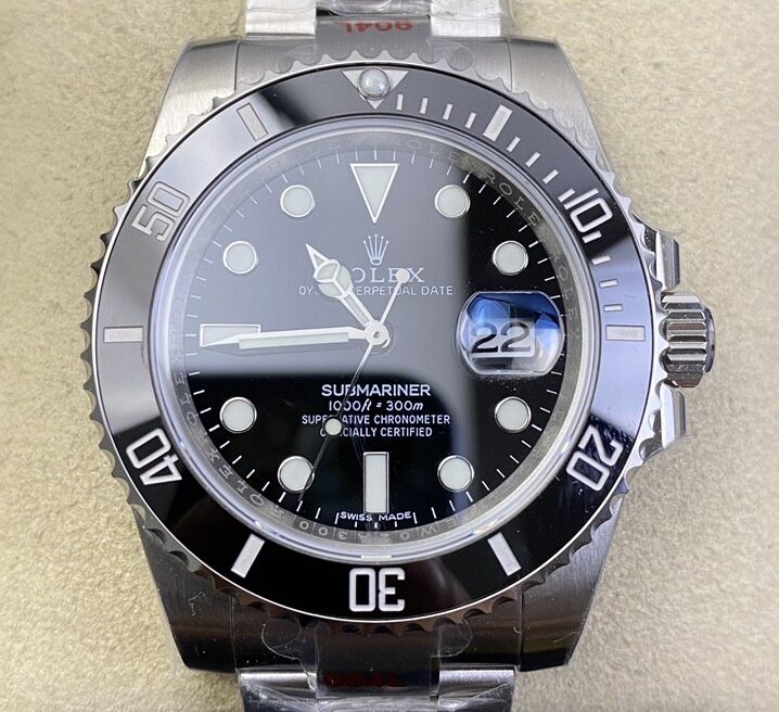 EW Factory Replica Rolex Submariner 116610LN-0001 Black Dial