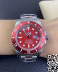 SW Custom Rolex Submariner 116610LN Red Dial Size 40mm Series