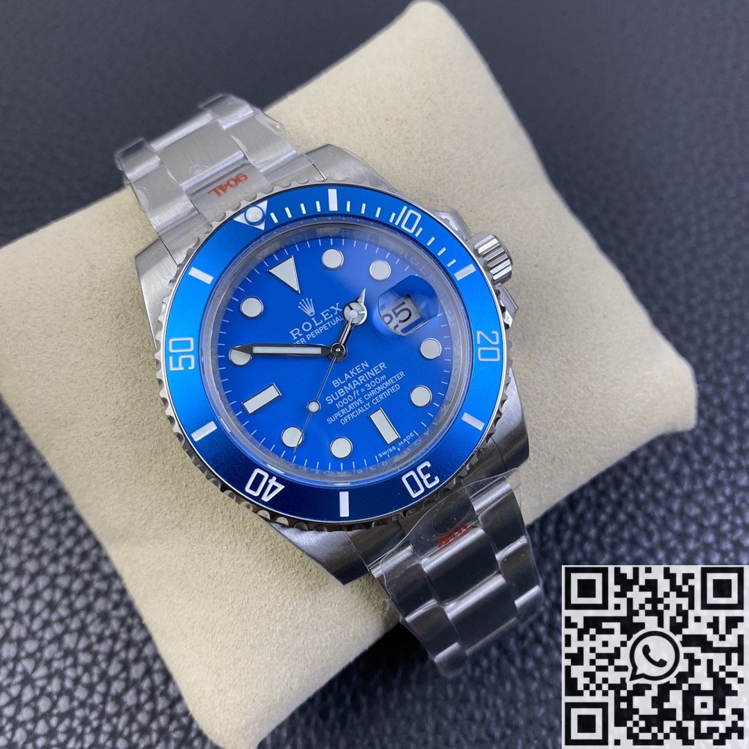 SW Custom Rolex Watches Submariner 116610LN Blue Dial