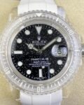 CH Custom Acrylic Clear Rolex Submariner Black Star Dial Watch