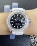 CH Custom Acrylic Clear Rolex Submariner Black Star Dial Watch