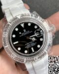 CH Custom Acrylic Clear Rolex Submariner Black Dial