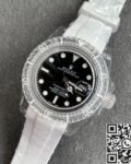 CH Custom Acrylic Clear Rolex Submariner Black Dial