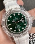 CH Custom Acrylic Clear Rolex Submariner Dark Green Dial