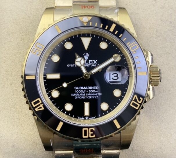 GM Factory Fake Rolex Submariner M126618LN-0002 Gold Watch