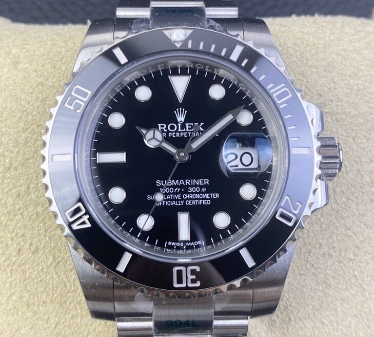 ZF Factory Fake Rolex Submariner 116610LN-0001 Black Dial Watch