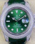 IPK Custom Diamond Set Rolex Submariner Green Dial