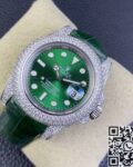 IPK Custom Diamond Set Rolex Submariner Green Dial