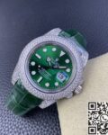 IPK Custom Diamond Set Rolex Submariner Green Dial