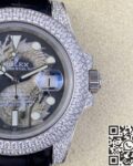 IPK Custom Diamond Set Rolex Submariner Dragon Dial Watches