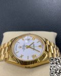 EW Factory Fake Rolex Day Date M228238-0042 White Dial Gold Watch