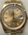 EW Factory Rolex Day Date 218238 Gold Watch