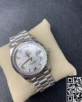 EW Factory Fake Rolex Day Date M228236-0010 White Dial