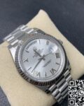 EW Factory Fake Rolex Day Date M228236-0010 White Dial