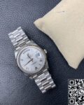 EW Factory Fake Rolex Day Date M228236-0010 White Dial