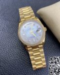 EW Factory Replica Rolex Day Date M128348RBR-0017 Ladies Gold Watch