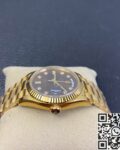 EW Factory Replica Rolex Day Date M128238-0022 Brown Dial Ladies Gold Watch