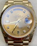 EW Factory Replica Rolex Day Date M128238-0008 Ladies Gold Watch