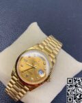 EW Factory Replica Rolex Day Date M128238-0008 Ladies Gold Watch